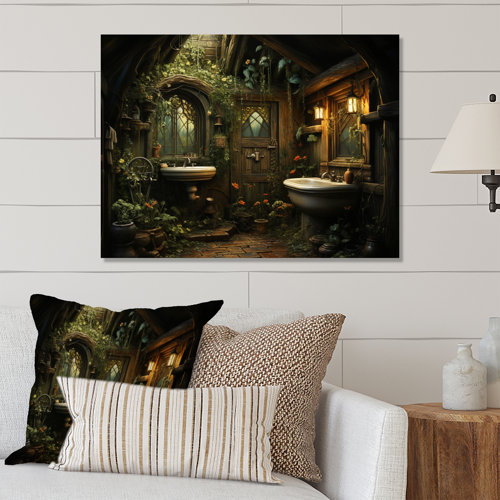 Red Barrel Studio® Bathroom Rustic Woodland Retreat III Bath